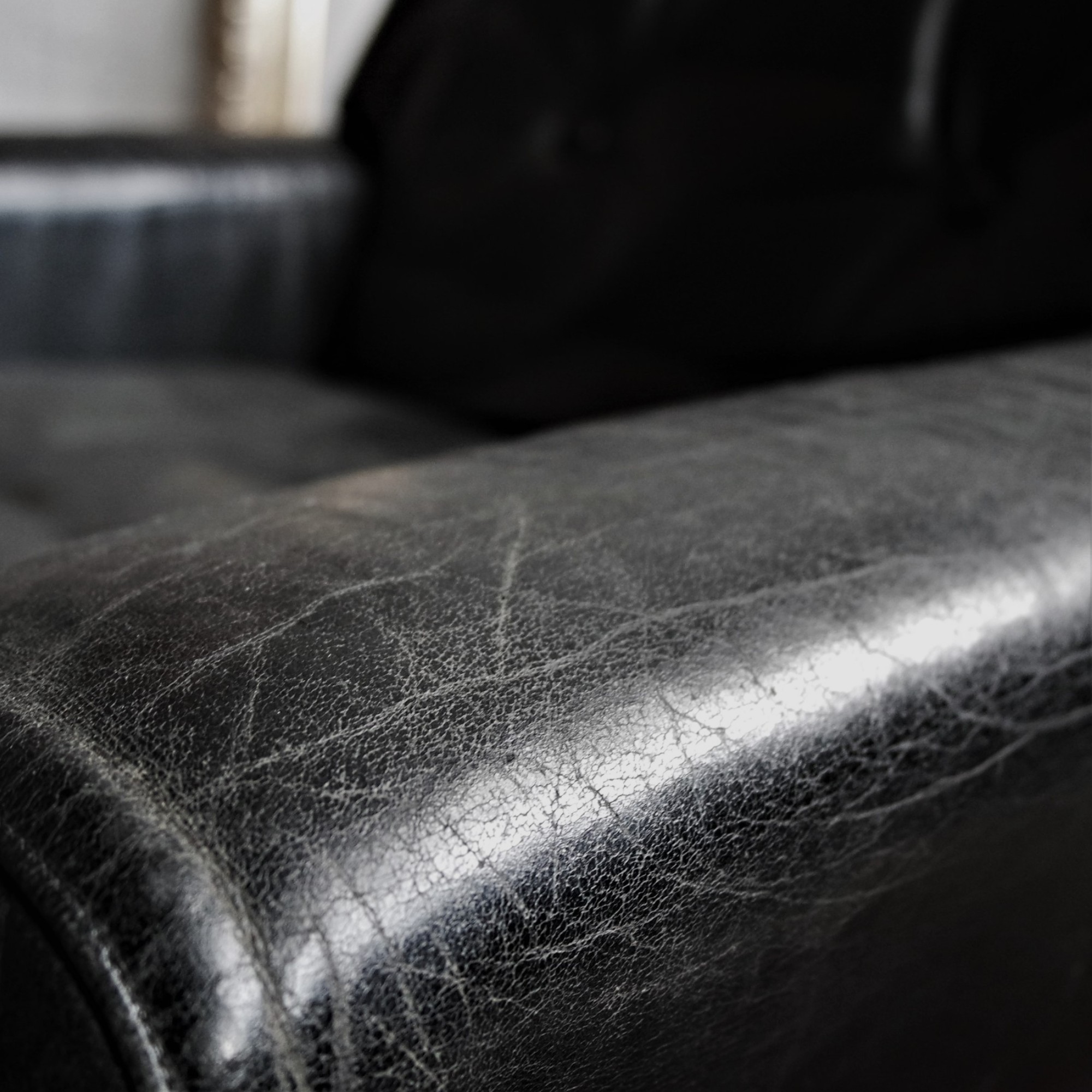 Georg Thams vintage lounge chair in leather