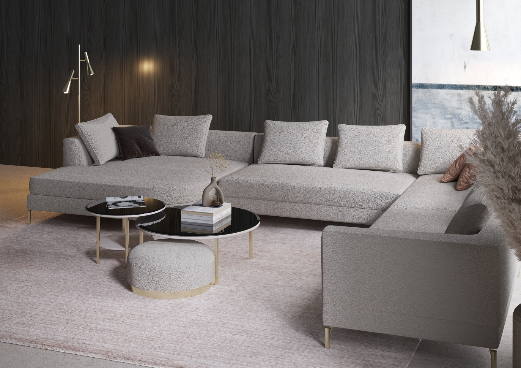 Isabel Corner Sofa Set 