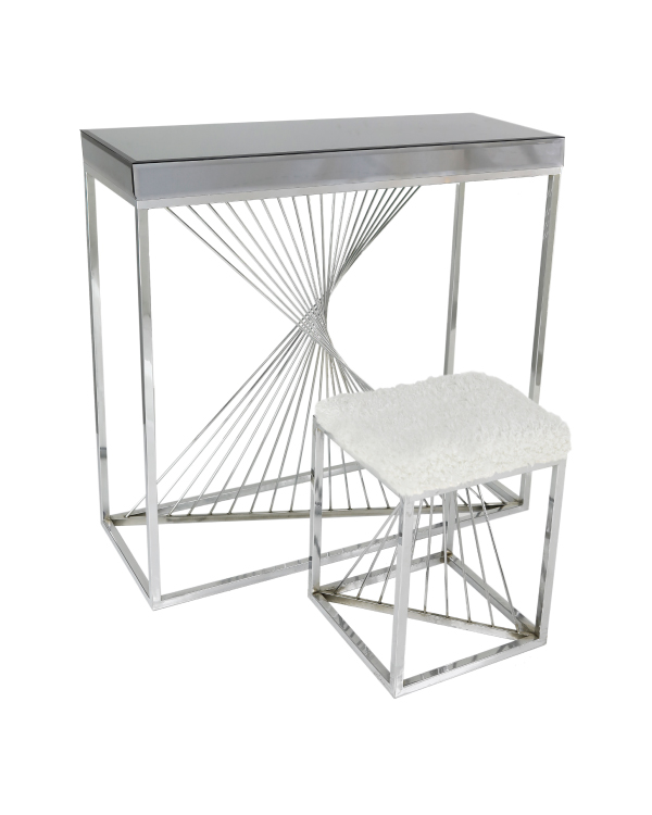 Wind Console Table 6cm Plus Glass