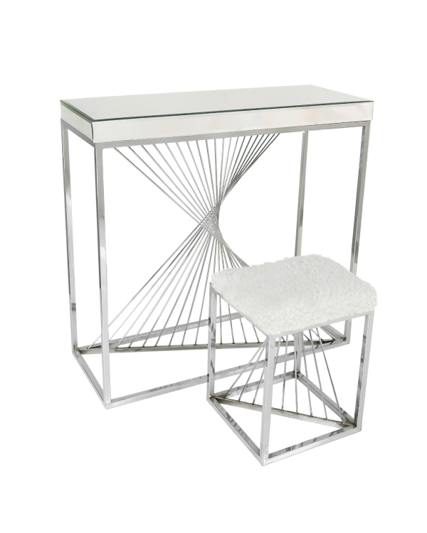 Wind Console Table 6cm Plus Glass