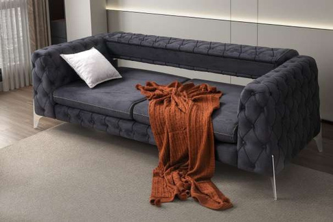 Silver Sofa Set 
