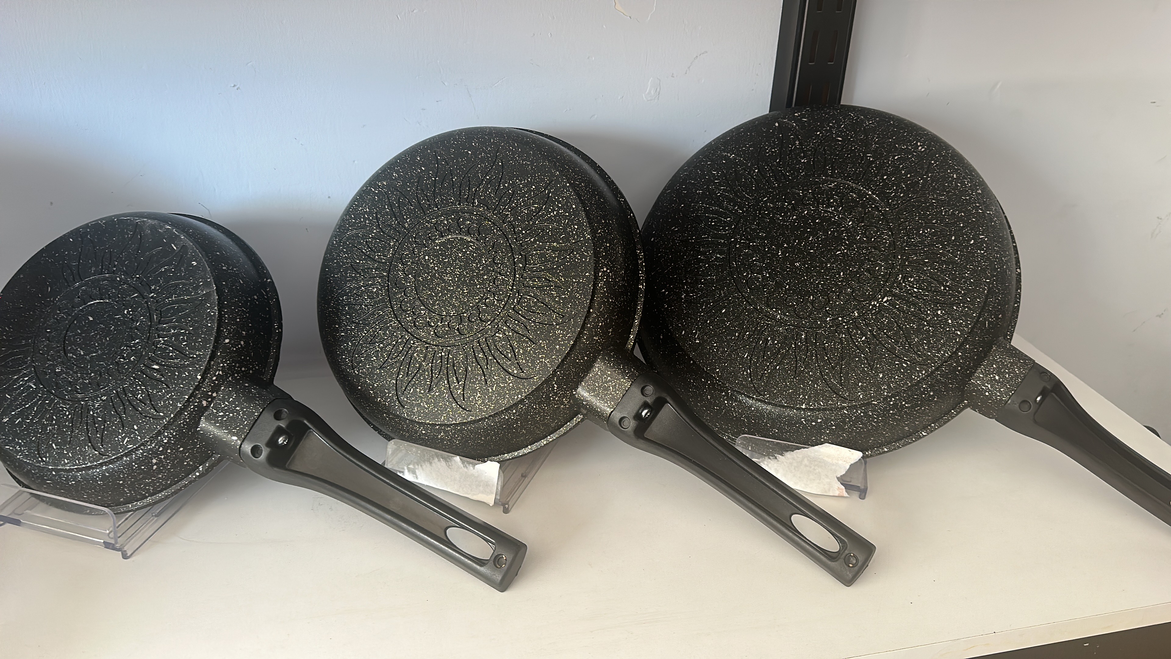 3-Piece Durable Frying Pan Set