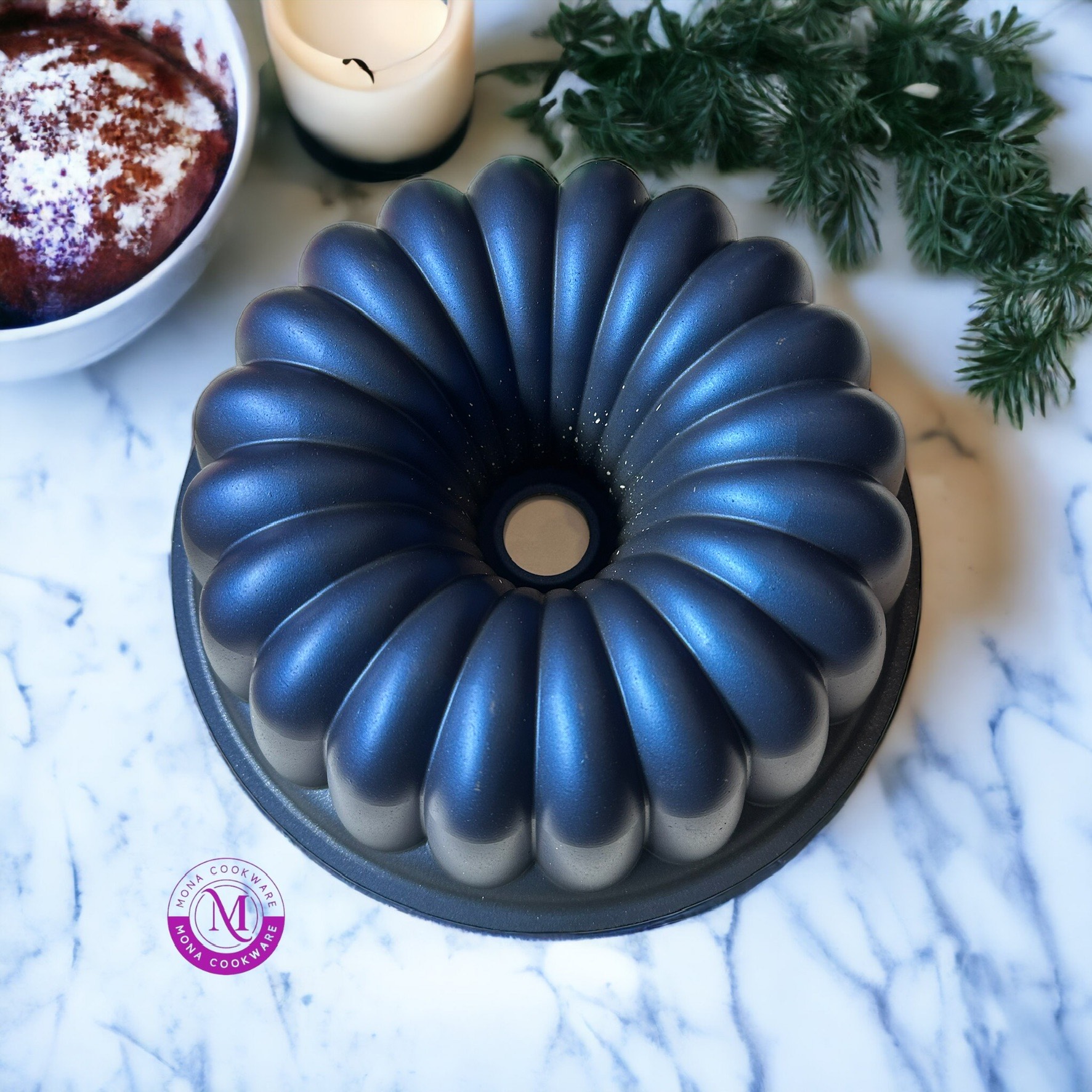 GRANITE-COATED CAKE MOLD