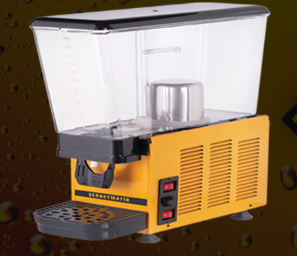 Sherbet Dispenser with Fountain & Mixer