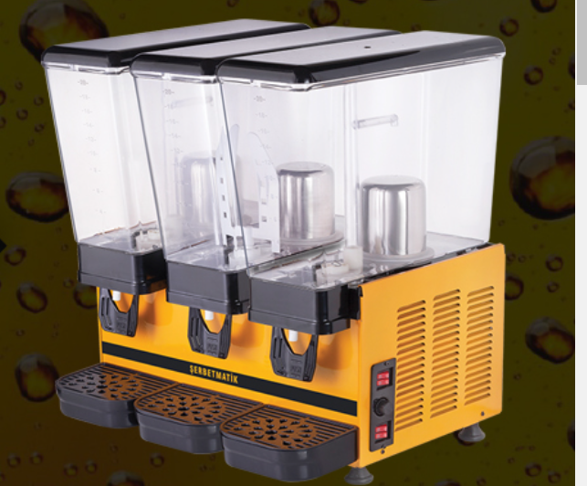 Sherbet Dispenser with Fountain & Mixer