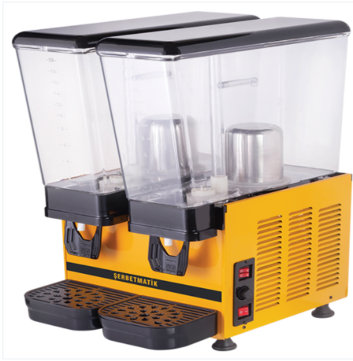 Sherbet Dispenser with Fountain & Mixer