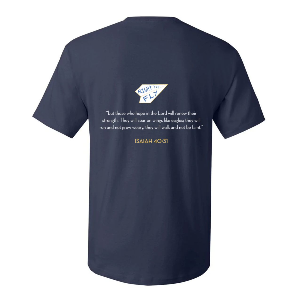 'Right To Fly' T-Shirt Navy