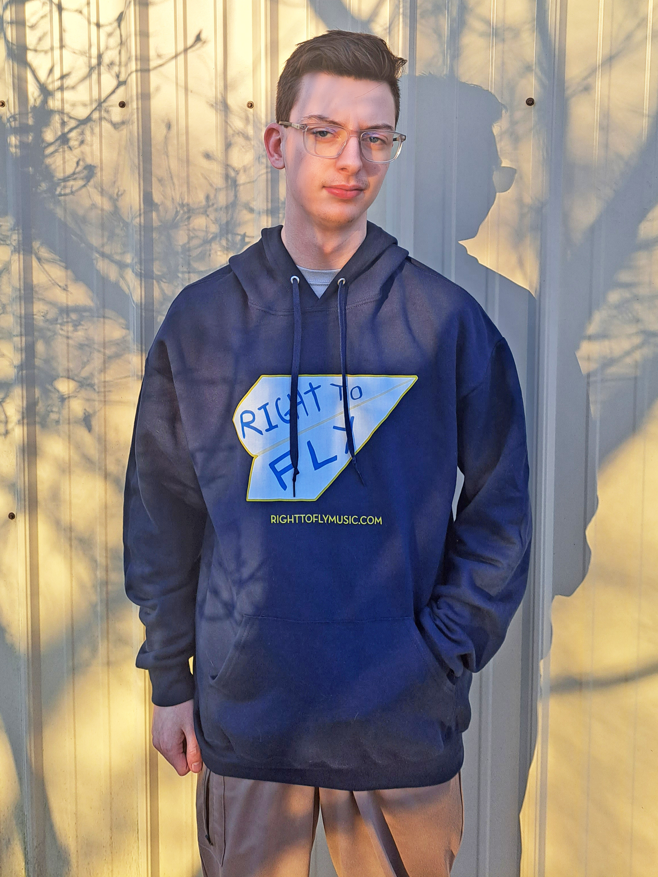 Right to Fly Hoodie - Navy