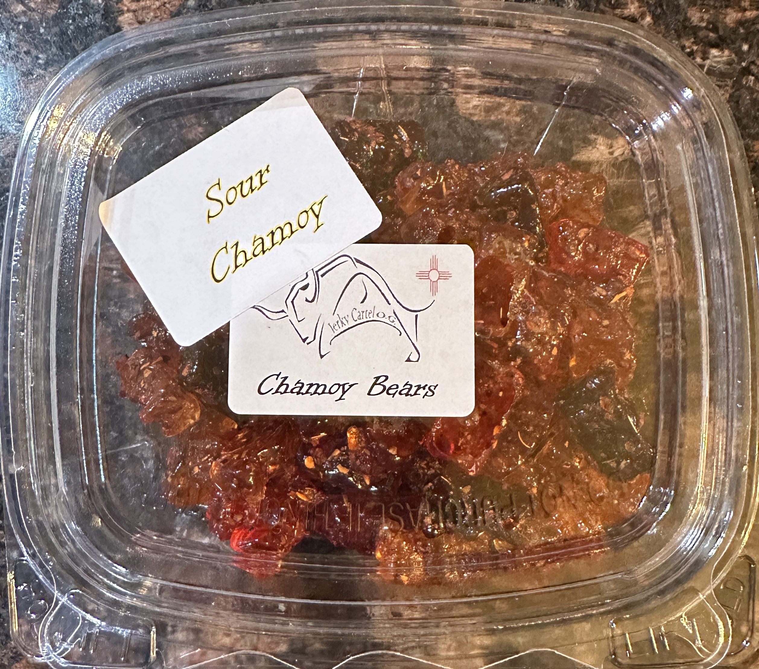 Sour Chamoy gummy bears