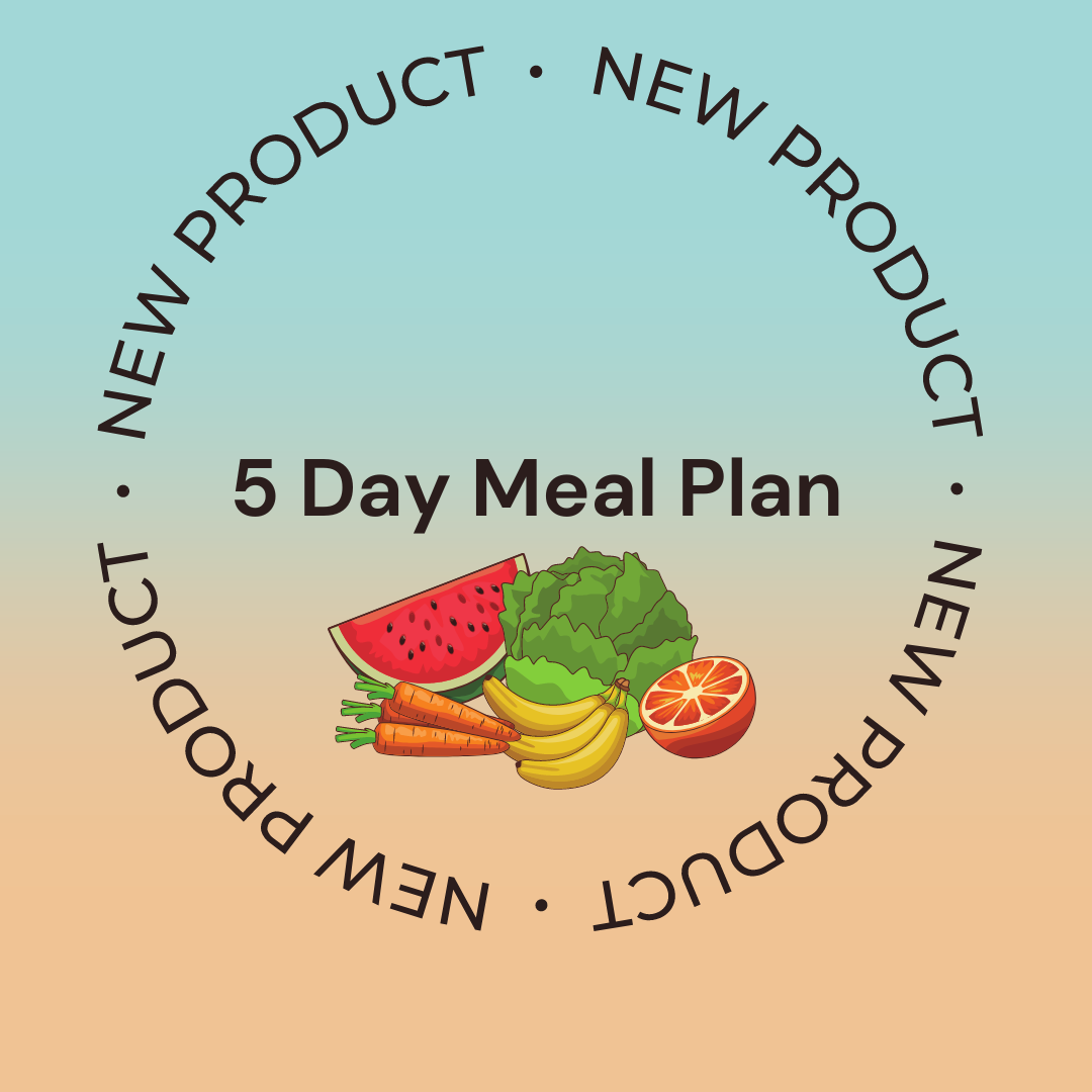  Digital 5 Day Meal Plan w/ Recipes