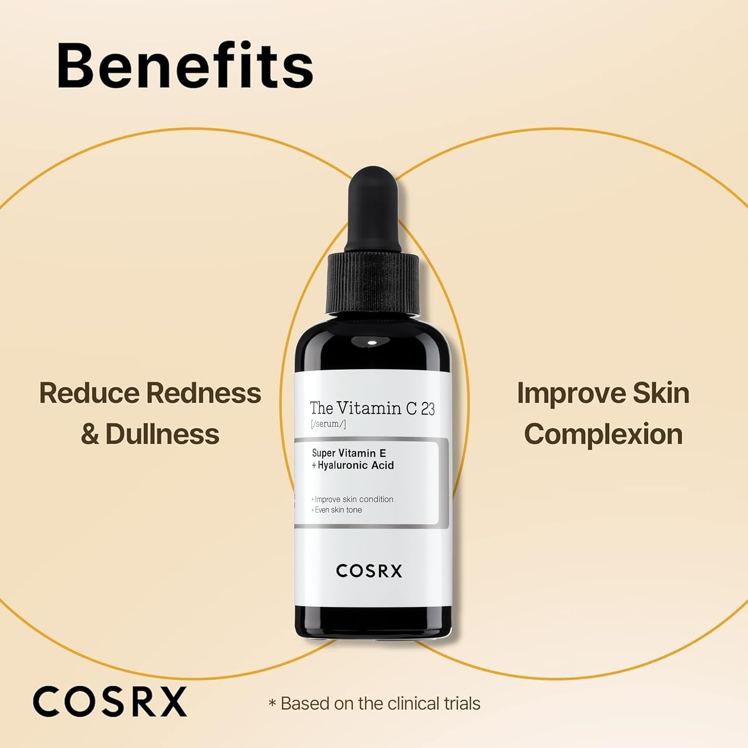 COSRX Pure Vitamin C Serum with Vitamin E & Hyaluronic Acid, Brightening & Hydrating Facial Serum for Fine Lines, Uneven Skin Tone & Dull Skin, 0.7oz/20g, Korean Skincare (Vitamin C 23% Serum)
