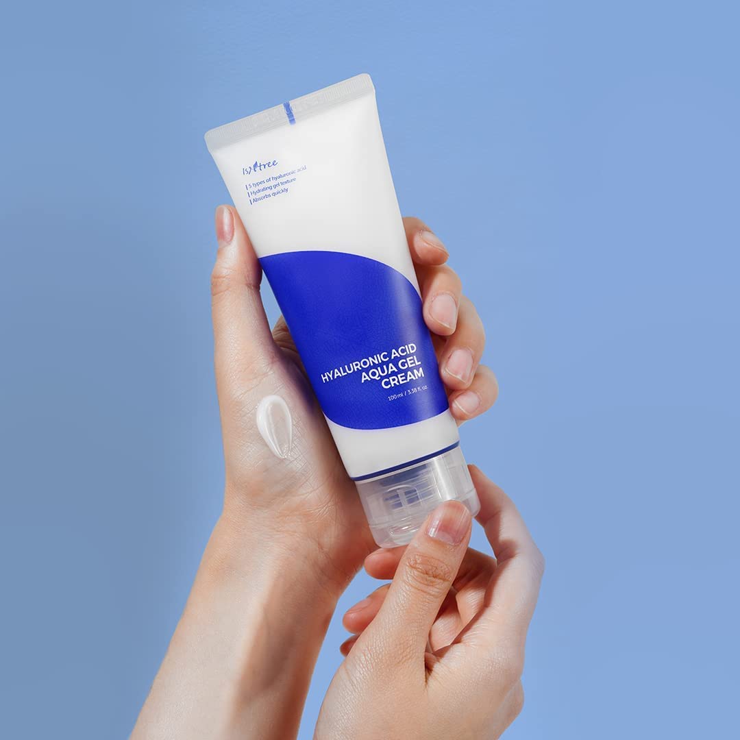 ISNTREE Hyaluronic Acid Aqua Gel Cream 100ml 3.38 fl.oz | Hydrating gel texture | Absorbs quickly