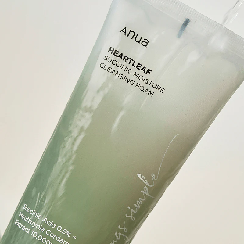 ANUA - Heartleaf Succinic Moisture Cleansing Foam	(150ml)