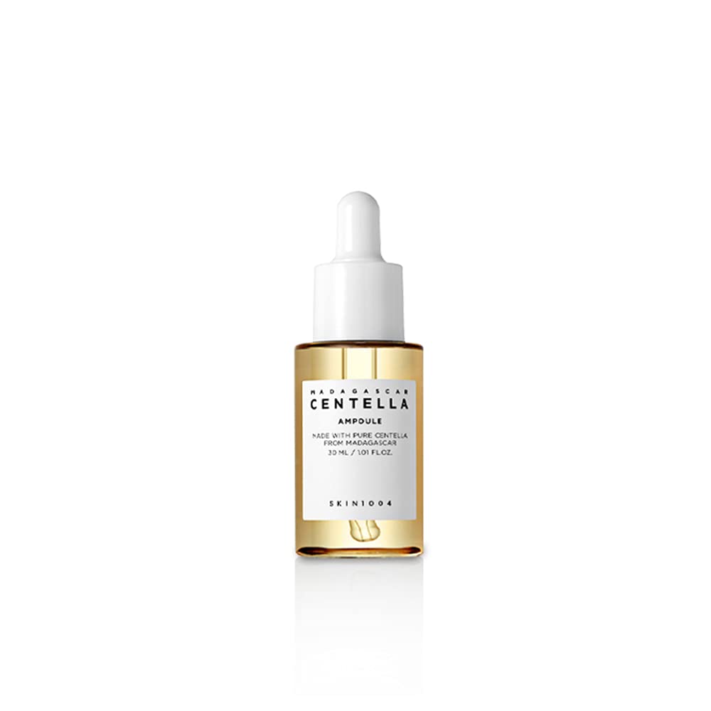 SKIN1004 Madagascar Centella Asiatica Ampoule Facial Serum 1.01 fl.oz(30ml) | 100% Centella Asiatica Extract for Soothing Sensitive and Acne-prone Skin