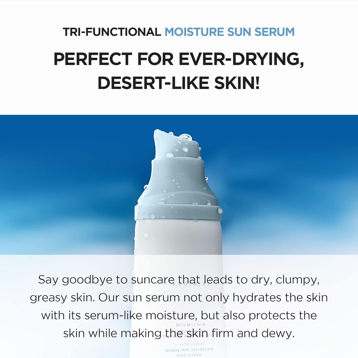 SKIN1004 Madagascar Centella Hyalu-Cica Water-Fit Sun Serum 100 ML