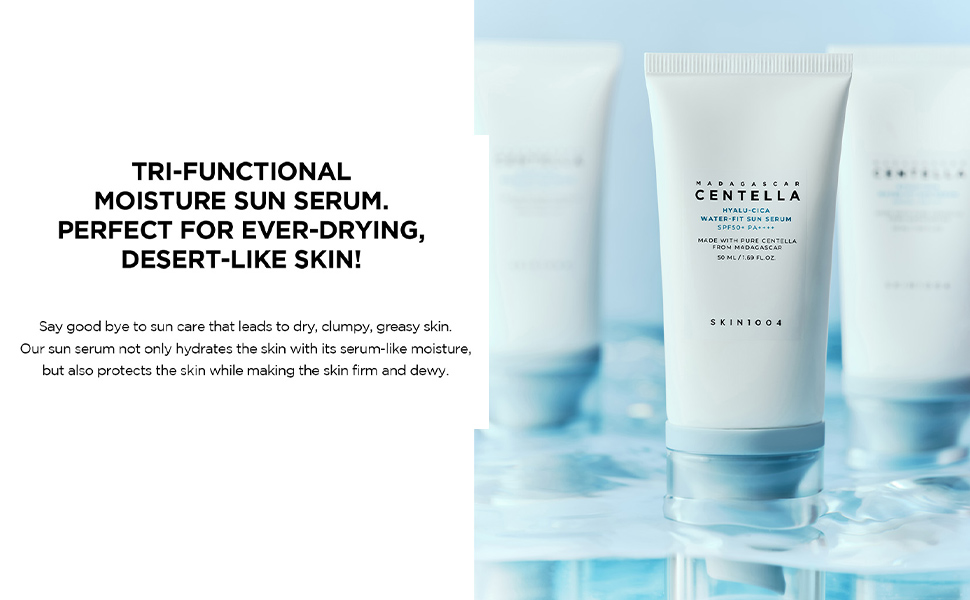 SKIN1004 Madagascar Centella Hyalu-Cica Water-Fit Sun Serum 100 ML