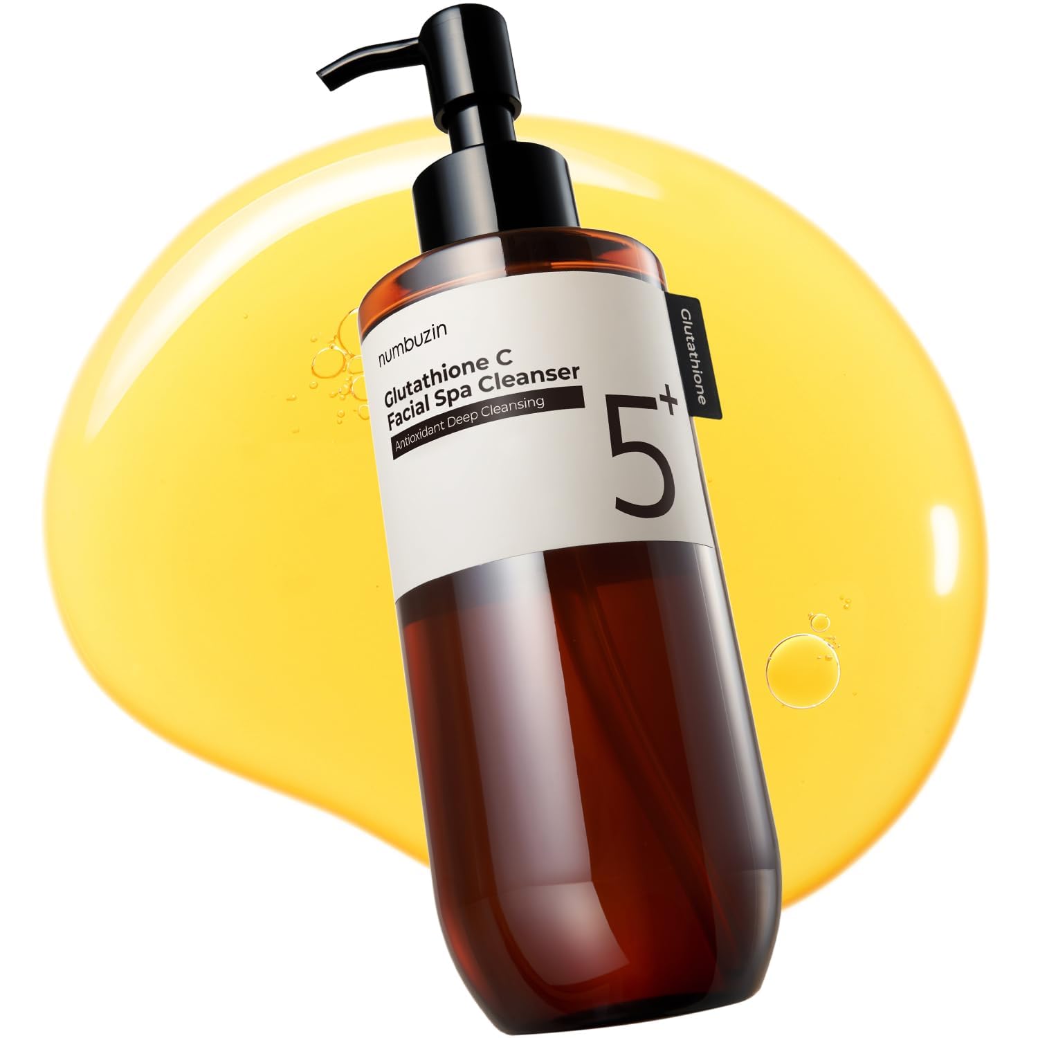 Numbuzin No.5 Cleansing Oil | Glutathione C Facial Spa Cleanser | Oil Cleanser for Face | Glutathione, Vitamin C, Niacinamide | Aromatherapy, Uneven Skin Tone