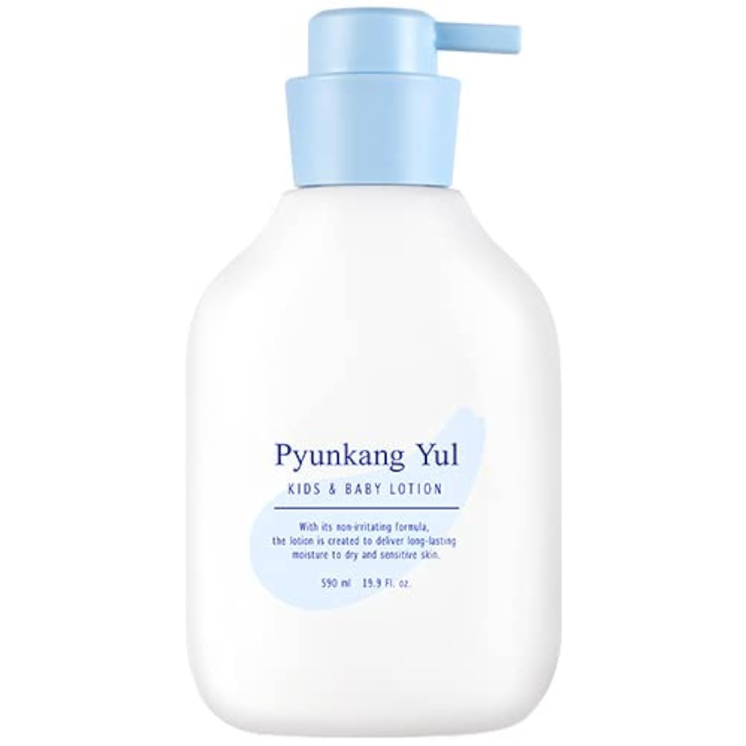 Pyunkang Yul Kids & Baby Lotion Moisturizer with Vitamin C, Ceramide, Hyaluronic Acid, Lecithin, Cica, Calming, Hydrating, Soothing, Moisturizing Cream for All Skin Types, Fragrance Free, 19.9 Fl.Oz.