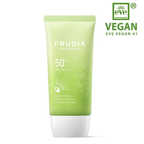 FRUDIA Blueberry Hydrating Air Fit Sunscreen - SPF 50 Moisturizing Korean Face Sunscreen, Ultra Lightweight, No White Cast, Non-Greasy, Perfect for Makeup Base, 50 GRAMS