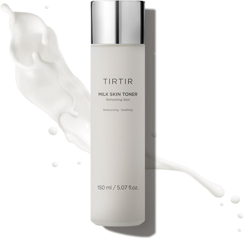 TIRTIR Milk Skin Rice Toner | Deep Moisturizing, Hydrating Toner for face, Niacinamide, Ceramide, Rice Bran Extract, Nature-Oriented Ingredients for Korean Skin Care, Vegan 150 ML