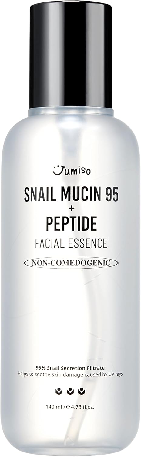 JUMISO Snail Mucin 95% + Peptide Essence 50ml | Hydrating Serum with Snail, Face Moisturizer for Dry Skin, Daily Deep Hydration, Korean Skincare