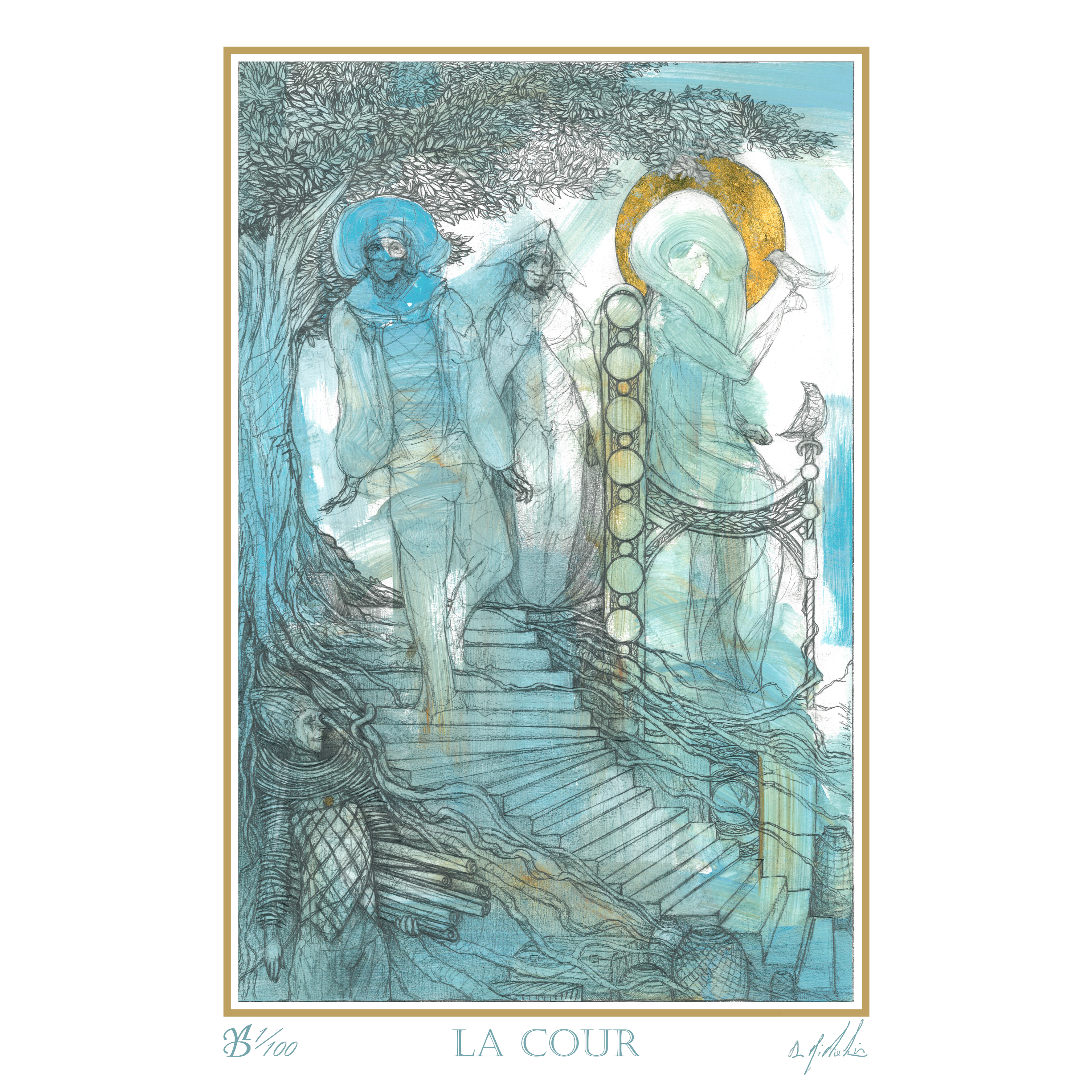 Tirage d'art "La cour"