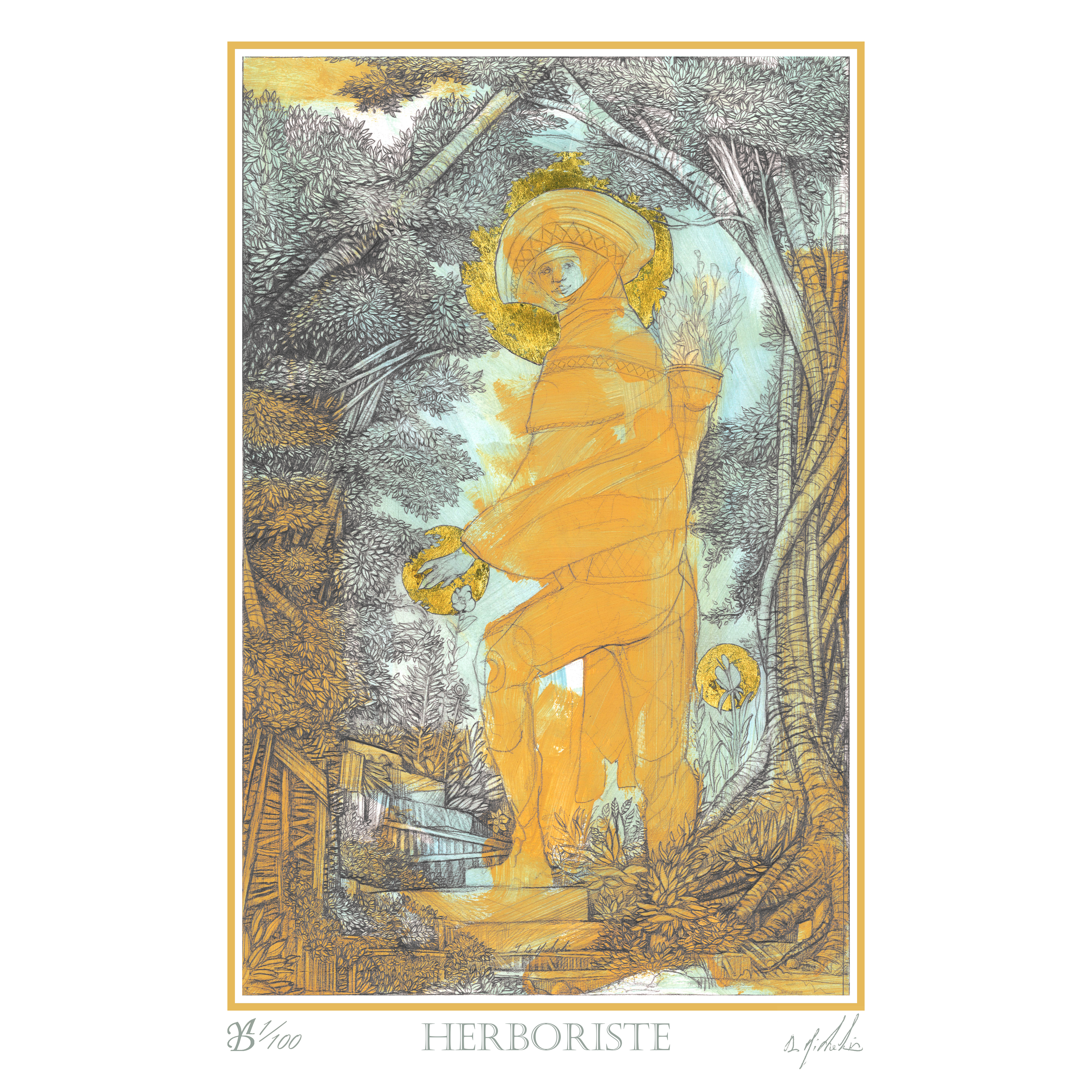 Tirage d'art "Herboriste"