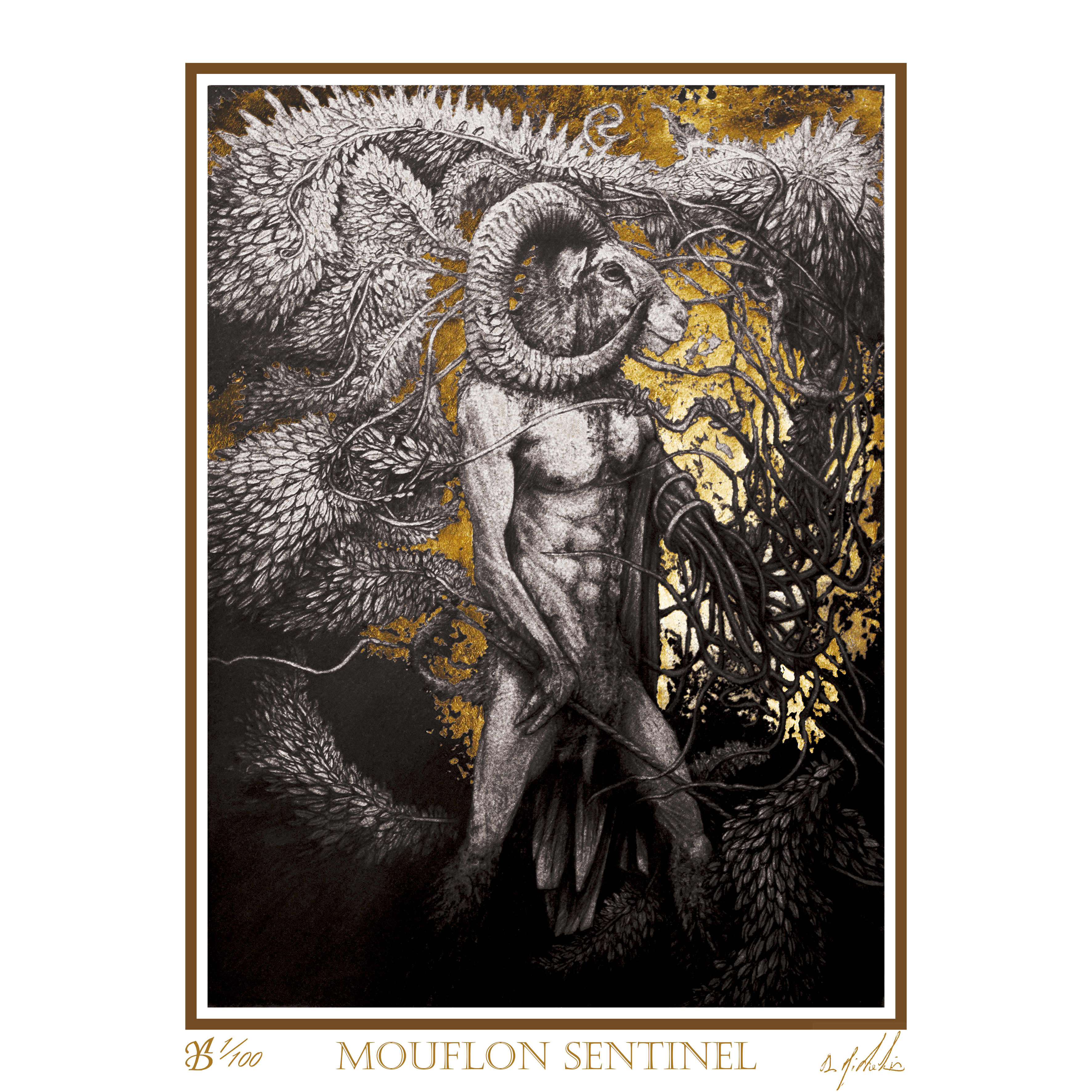 Tirage d'art "Mouflon sentinel"