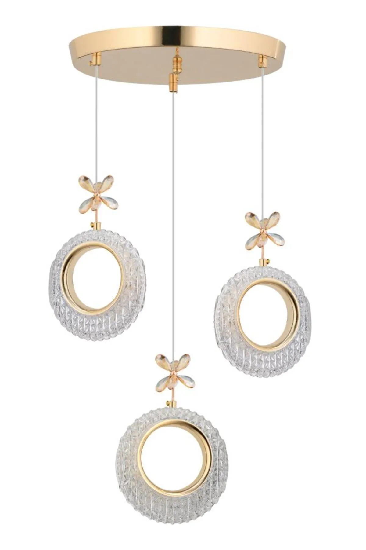 Halka 3'lü Ledli 042