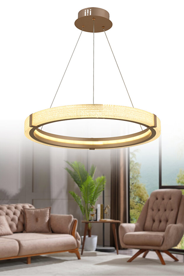 Tek Katlı Çember LED Avize