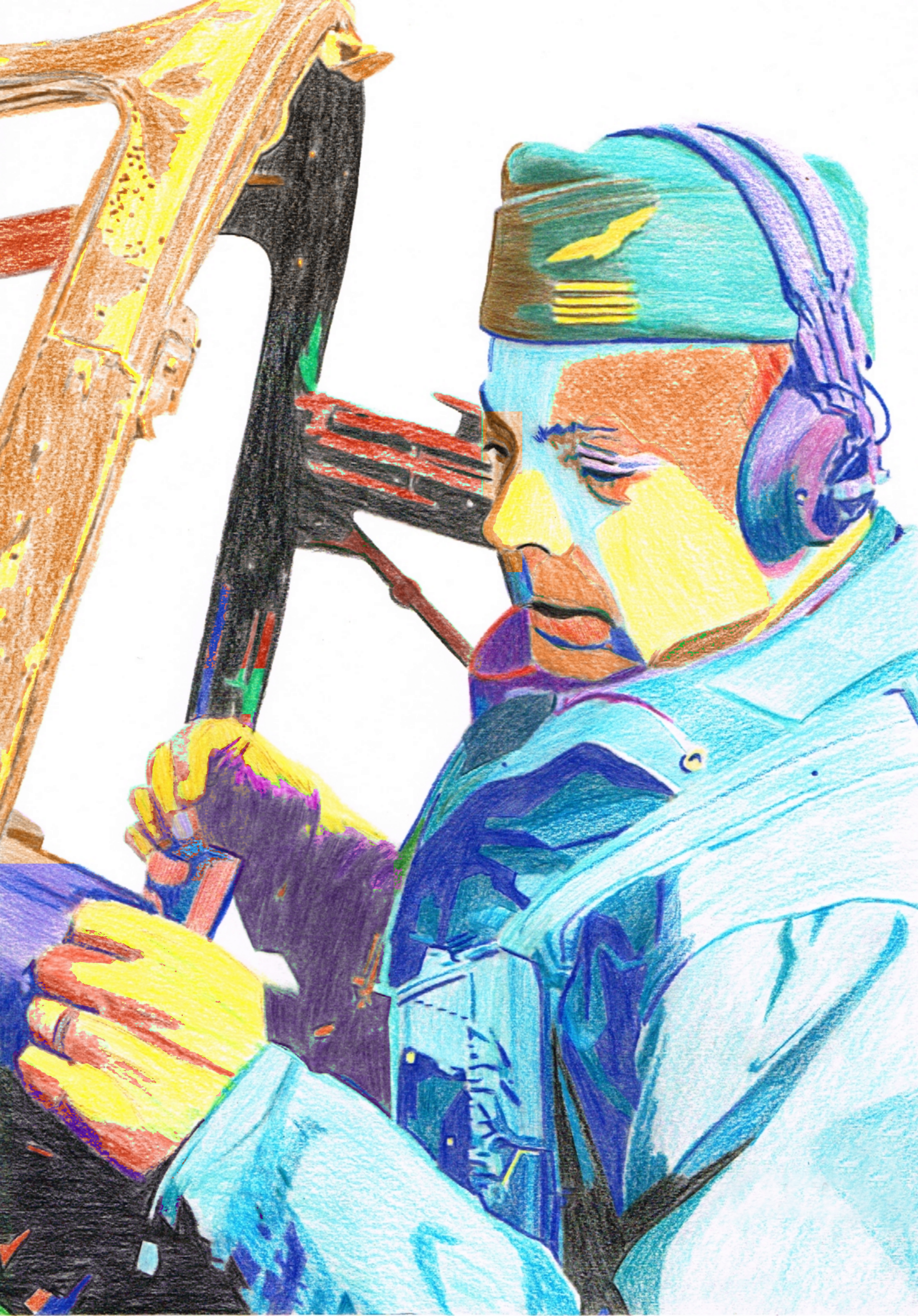 Dessin "St Exupery" pop art