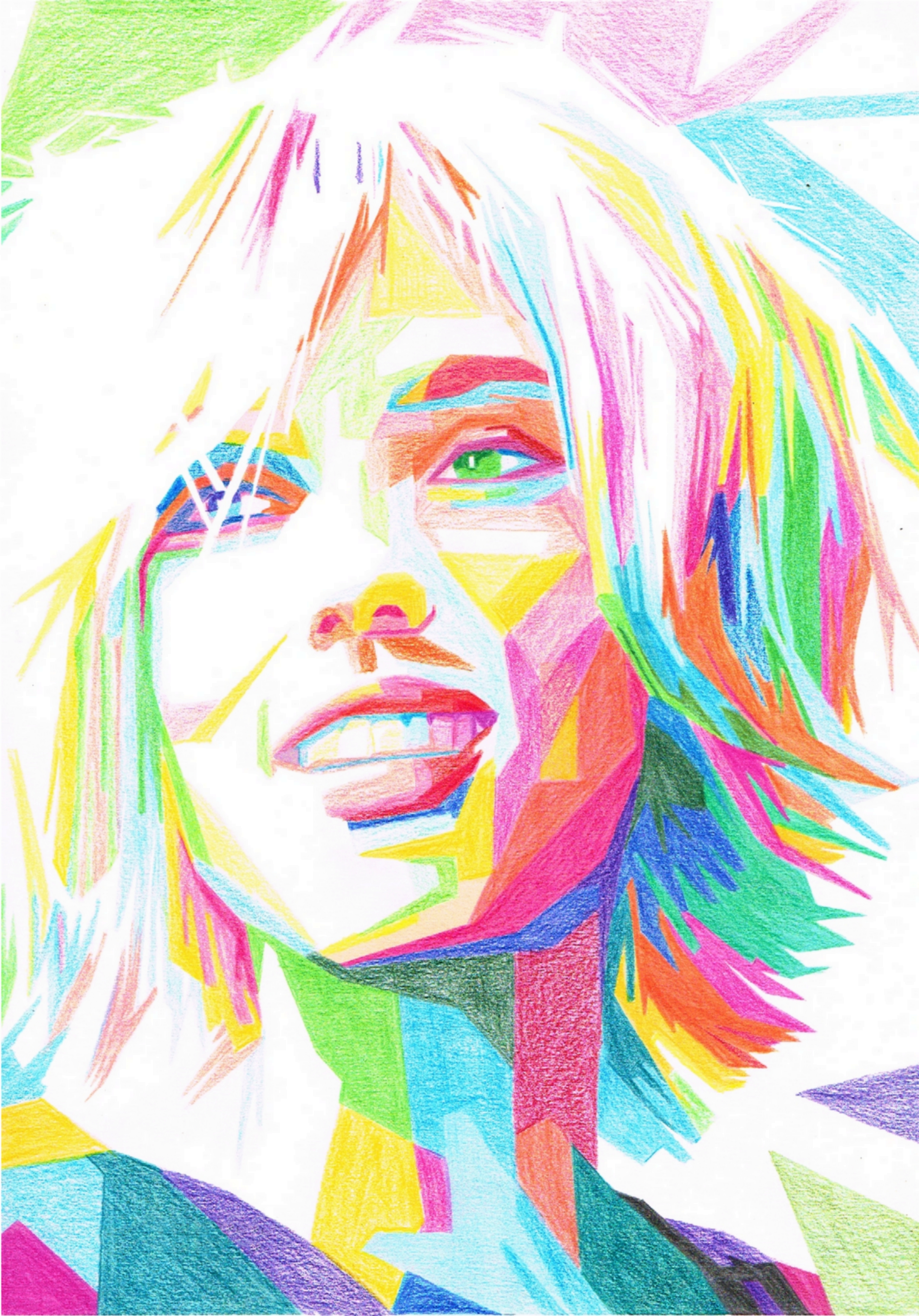 Dessin "Kim" pop art