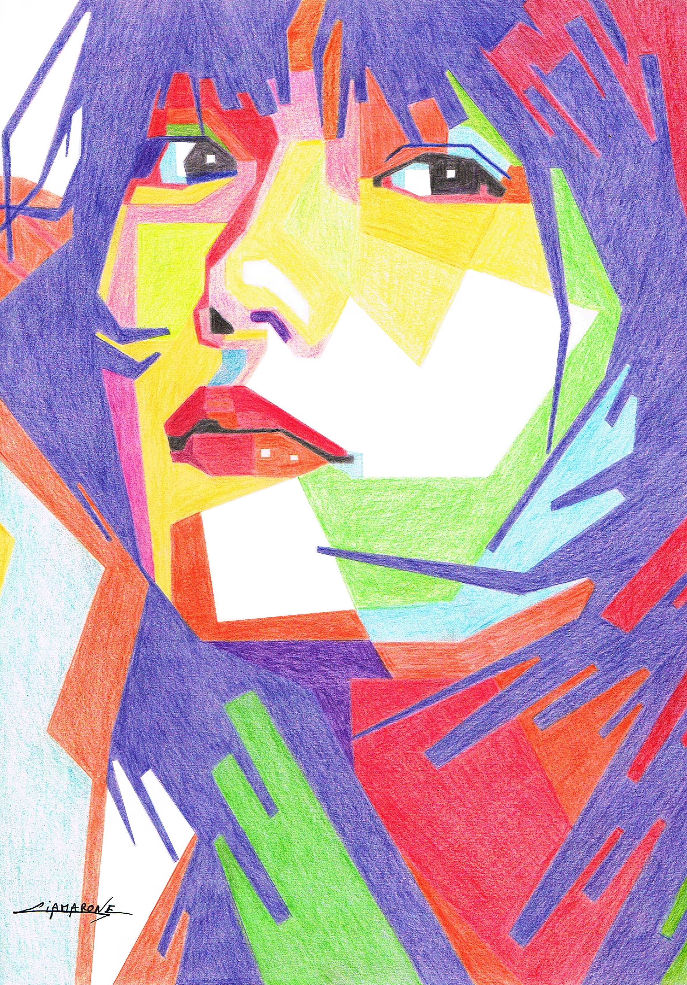 Dessin "Lili " Pop art