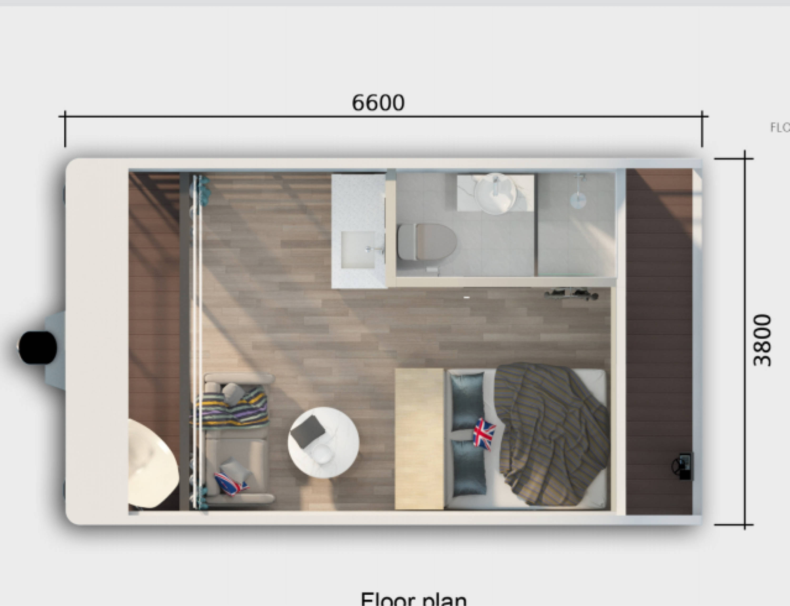 22 Ft Boat House | Seascape Serenity: Explore Our Deluxe Houseboat Living Experience (Shipping Included)