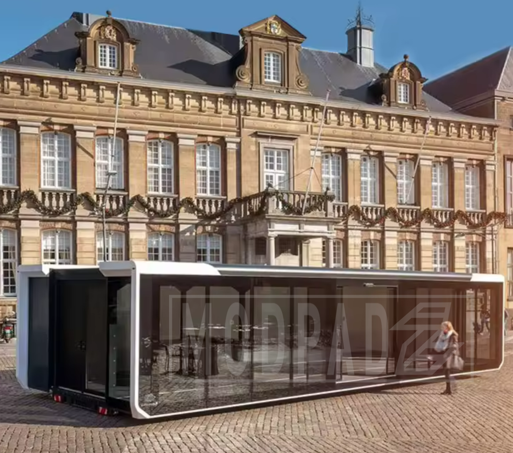 The Double Expansion Butterfly Trailer Home | 32 ft long Moveable Home, Office, Showroom, Shop 