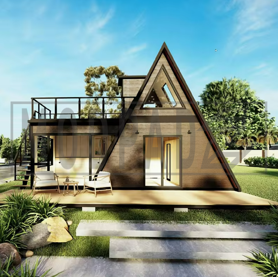 Triangle Home : Spacious and luxurious. 450 Sqft two levels. 1-3 Bedroom, full bathroom, Kitchen, Bar, loft, balcony and more