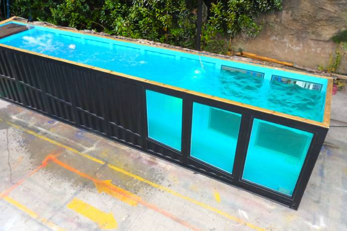 Beat the Heat: Dive into Summer with Our Affordable and Low-Maintenance Shipping Container Pool System