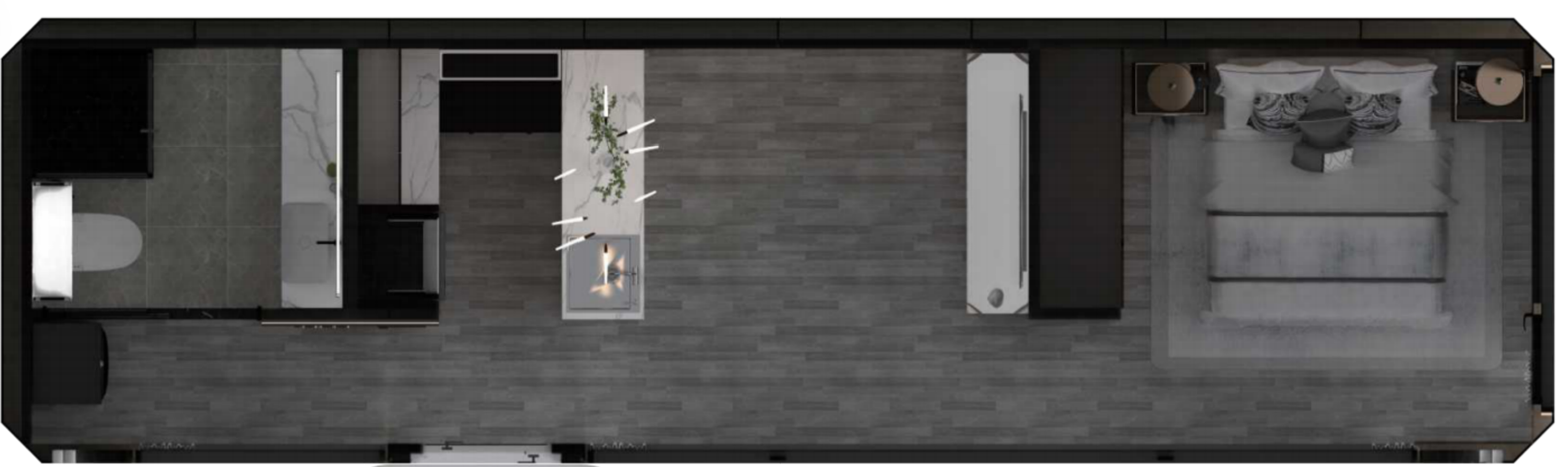 SPACE MODULES Pre Fabricated Aluminum Structure Homes Eco Friedly