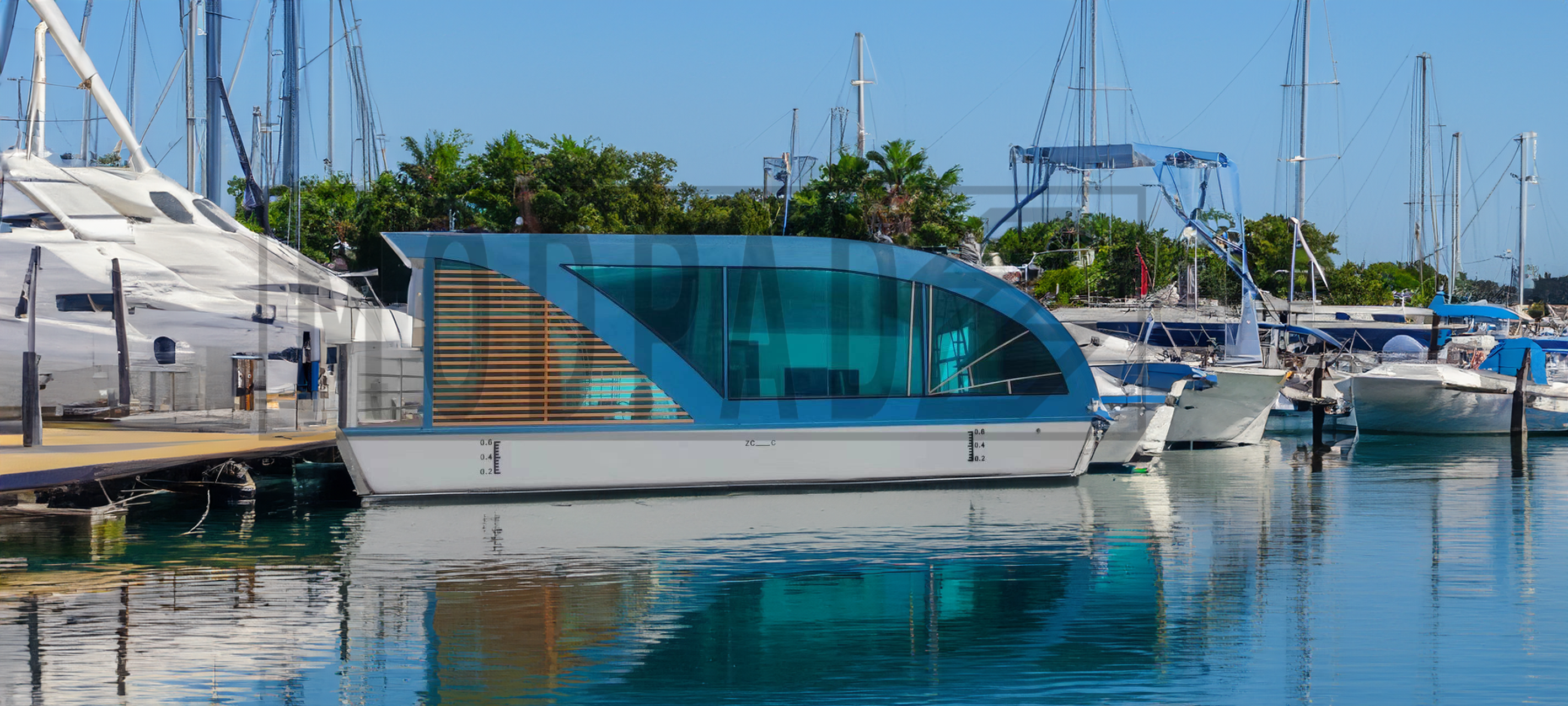 32 Ft Boat House: Explore Our Deluxe Houseboat Living Experience (Shipping Included)