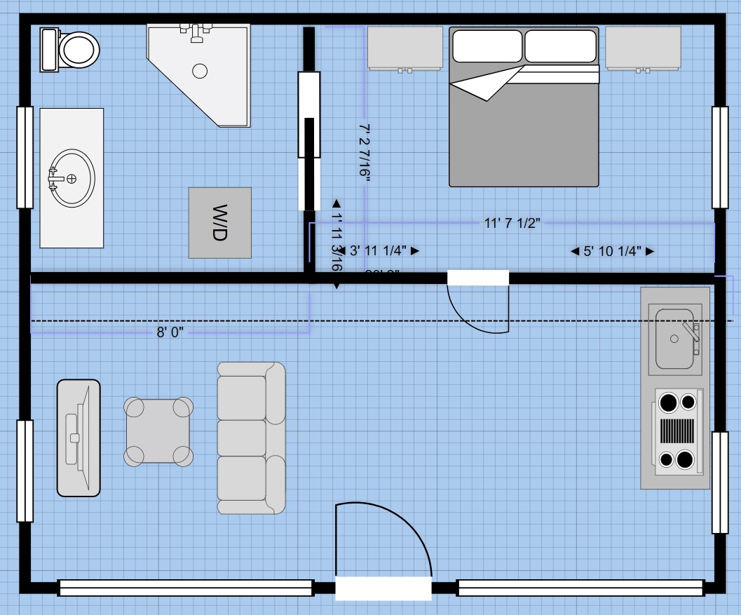 Modpadz 20' Double Villa Cabin | 320 SQFT Double Unit Villa Style Advanced Cabin - Flexible Living Space