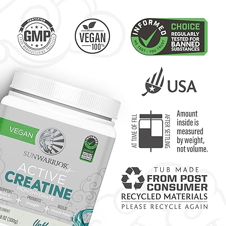 Creatine Monohydrate Powder Micronized PreWorkout Recovery Supplement 