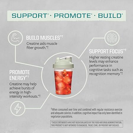 Creatine Monohydrate Powder Micronized PreWorkout Recovery Supplement 