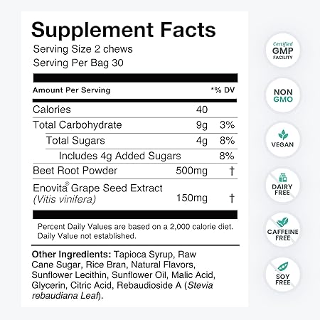 humanN SuperBeets Heart Chews