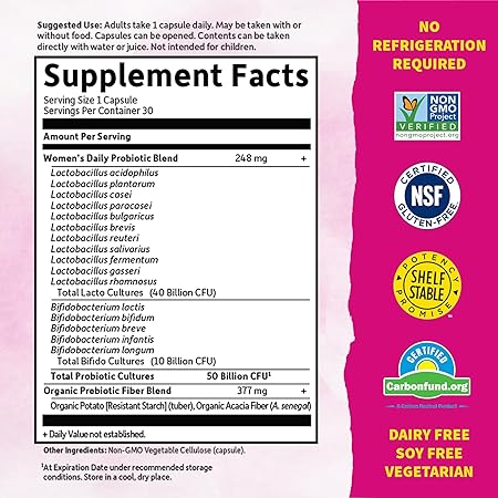 Garden of Life, Dr. Formulated Women's Probiotics