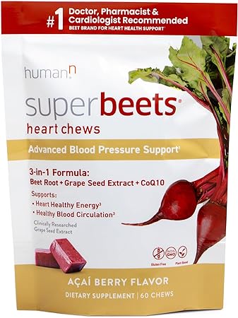humanN SuperBeets Heart Chews Advanced 