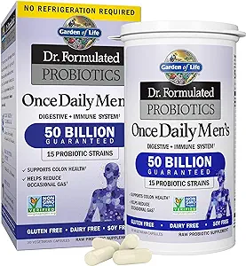 Garden of Life Probiotics for Men Dr Formulated 50 Billion CFU 15 Probiotics 