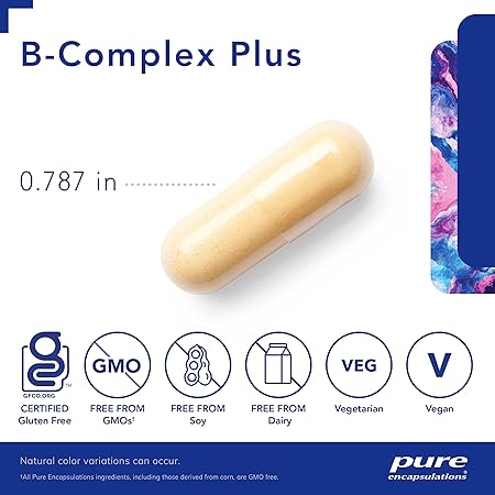 Pure Encapsulations B-Complex Plus - B Vitamins Supplement