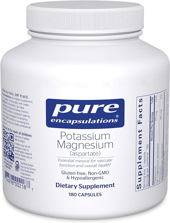 Pure Encapsulations Potassium Magnesium (Aspartate)