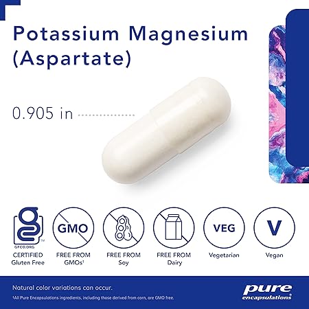 Pure Encapsulations Potassium Magnesium (Aspartate)