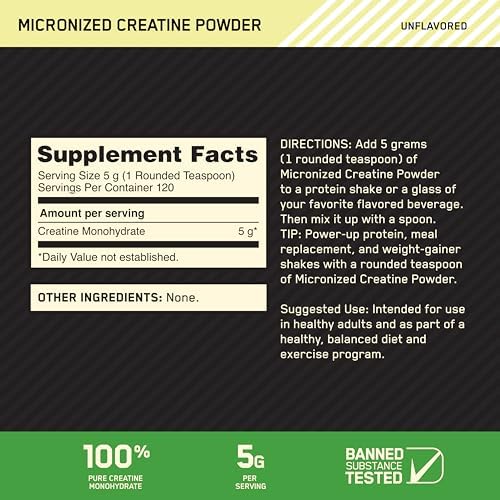 Optimum Nutrition Creatine Powder